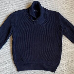 Vince Navy Blue Chunky  Sweater